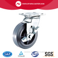 5'' Heavy Duty Swivel TPR Industrial Caster with PP Core With Side Brake